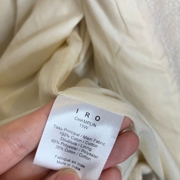 IRO Cream Sleeveless Wrap Jacket - Picture 8 of 8